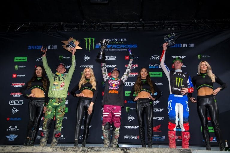 6ª etapa AMA SuperCross resultados e vídeos | San Diego CA