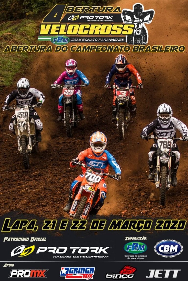 Campeonato Brasileiro de Velocross dará sua largada na Lapa (PR)
