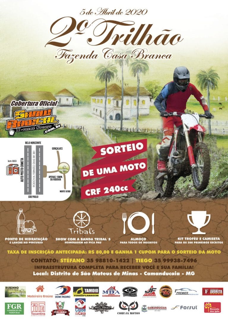 Vem aí o 2º Trilhão da Fazenda Casa Branca | Camanducaia-MG