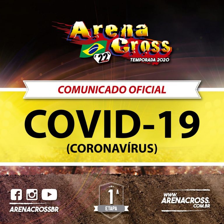 NOTA OFICIAL: Arena Cross tem sua estreia adiada por conta do Covid-19