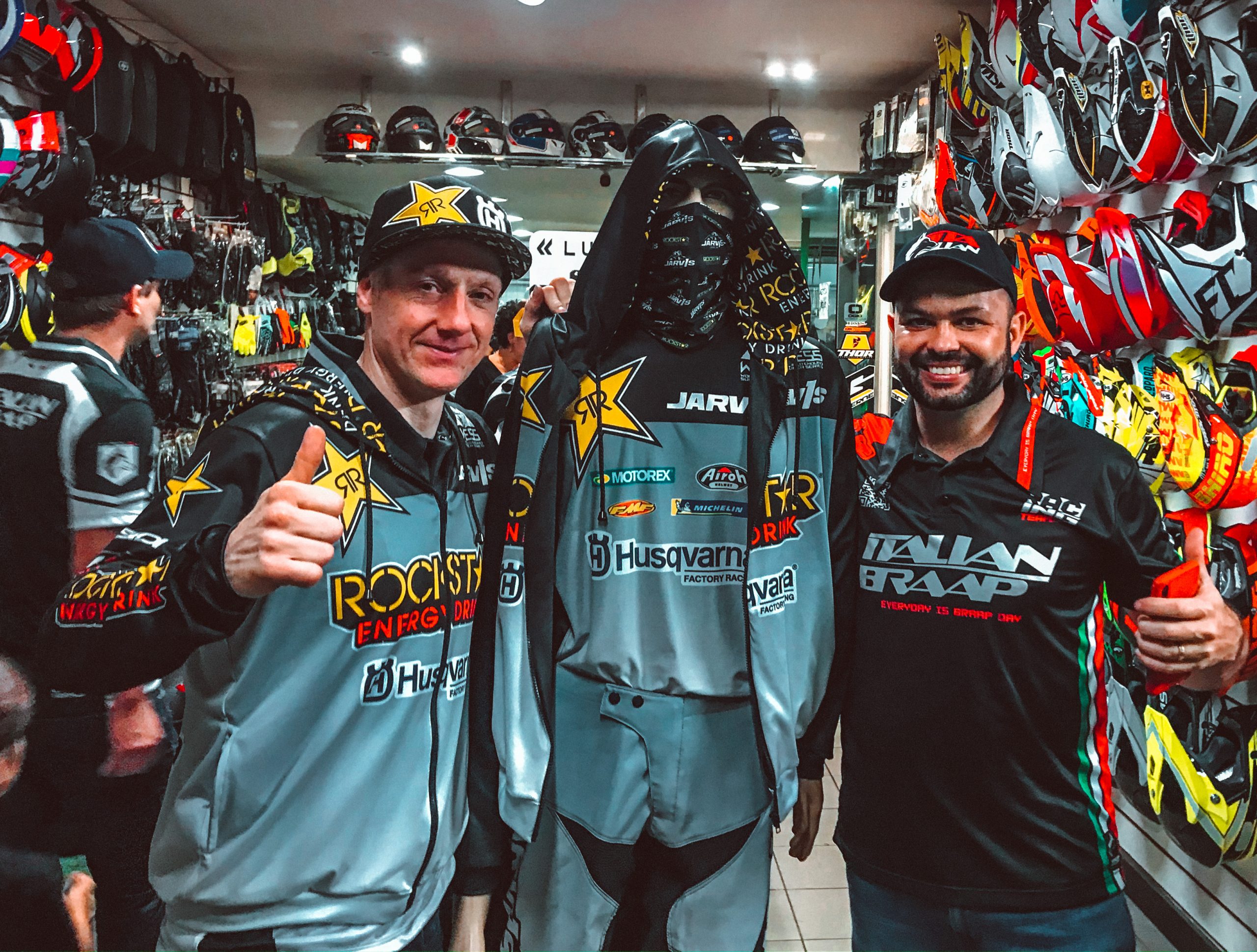 Graham Jarvis lan&ccedil;a sua linha no Brasil na Menta Motos