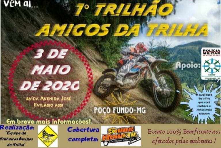 Vem aí o 1° Trilhão Independente Amigos da Trilha | Poço Fundo -MG
