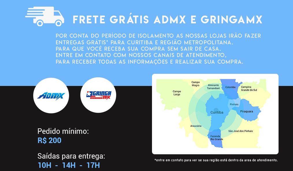 Deu a louca na Gringa MX, descontos de 25%