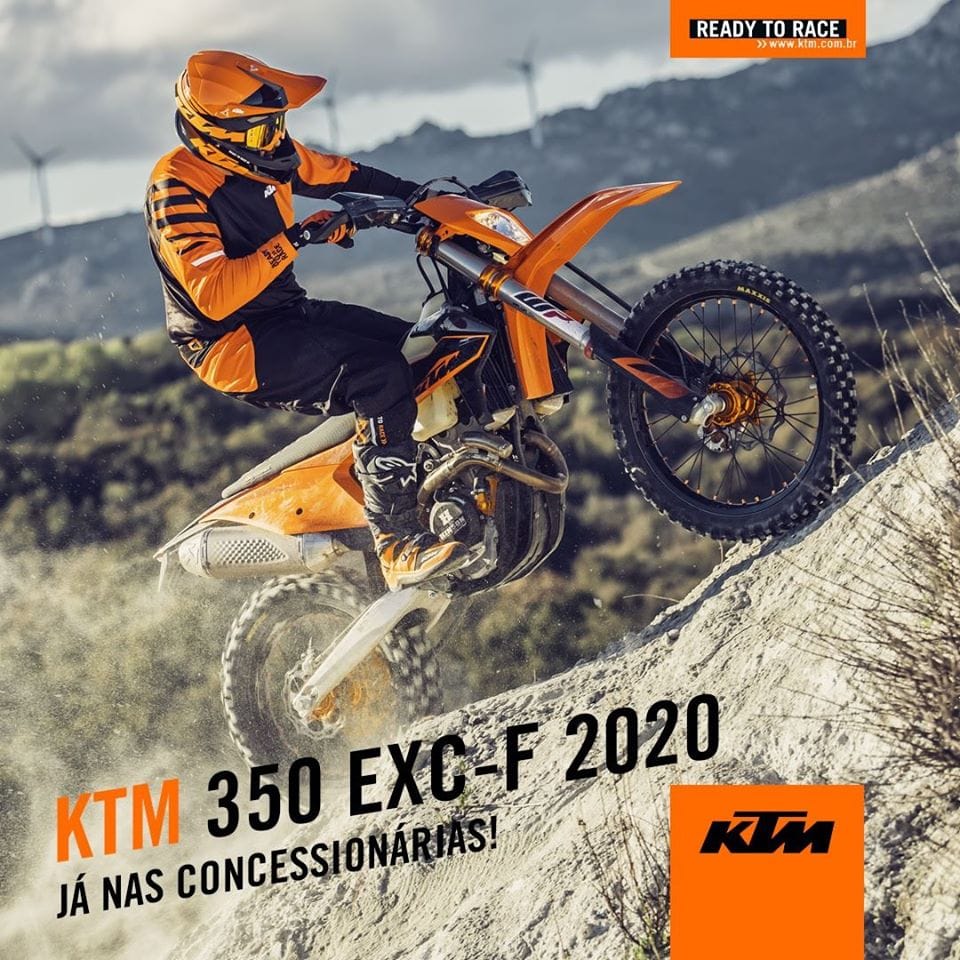 KTM Brasil anuncia linha EXC 2020 nas concession&aacute;rias