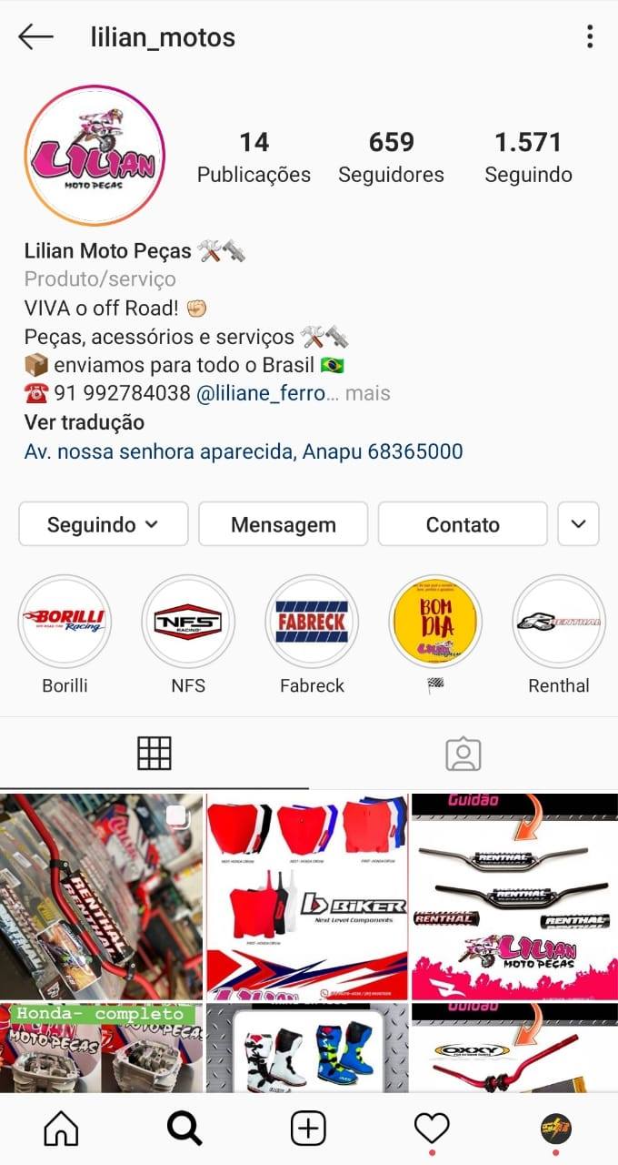 Lilian Motos &eacute; a nova anunciante do site Show Radical