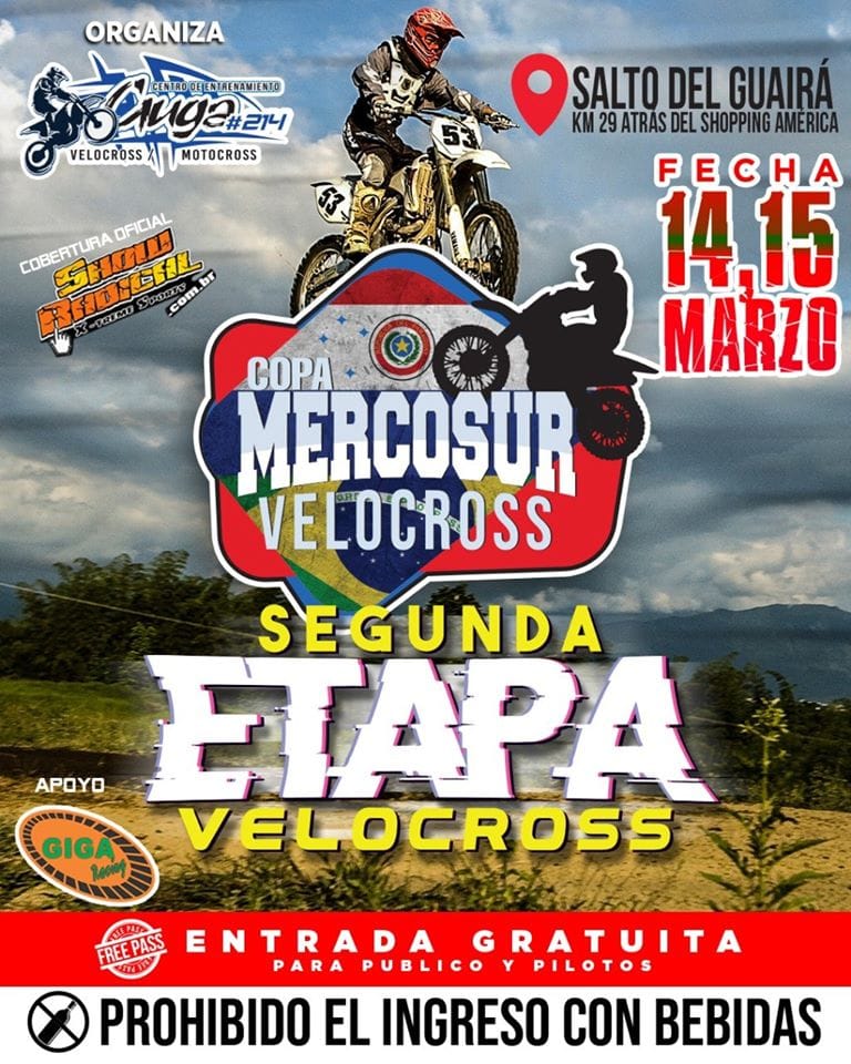 Vem aí a 2ª etapa da Copa Mercosul de Velocross | CT Guga #214 | Salto Del Guairá PY