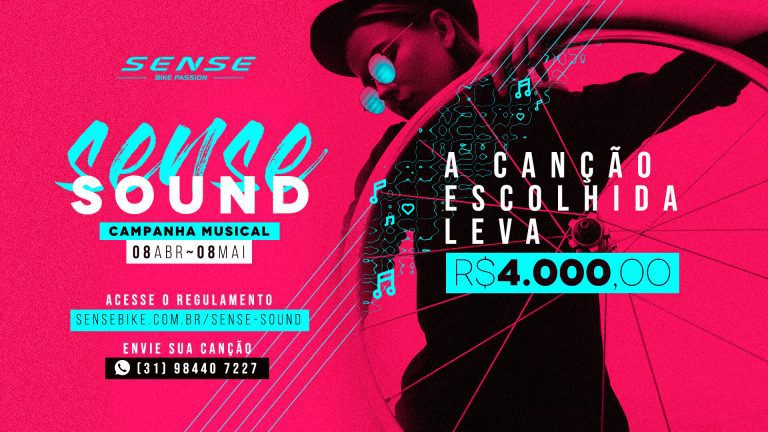Sense Bike pagará 4 mil reais por uma música Sense Sound