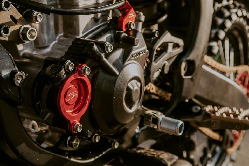 Como ficou a CRF 450F personalizada do Fred Kyrillos