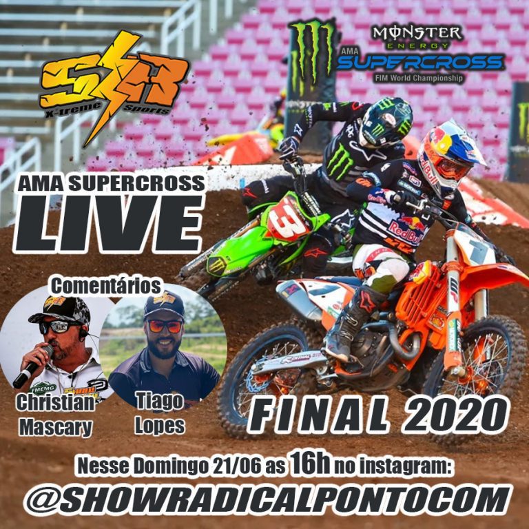 Final AMA SUPERCROSS 2020 AO VIVO, hoje as 16h | Show Radical