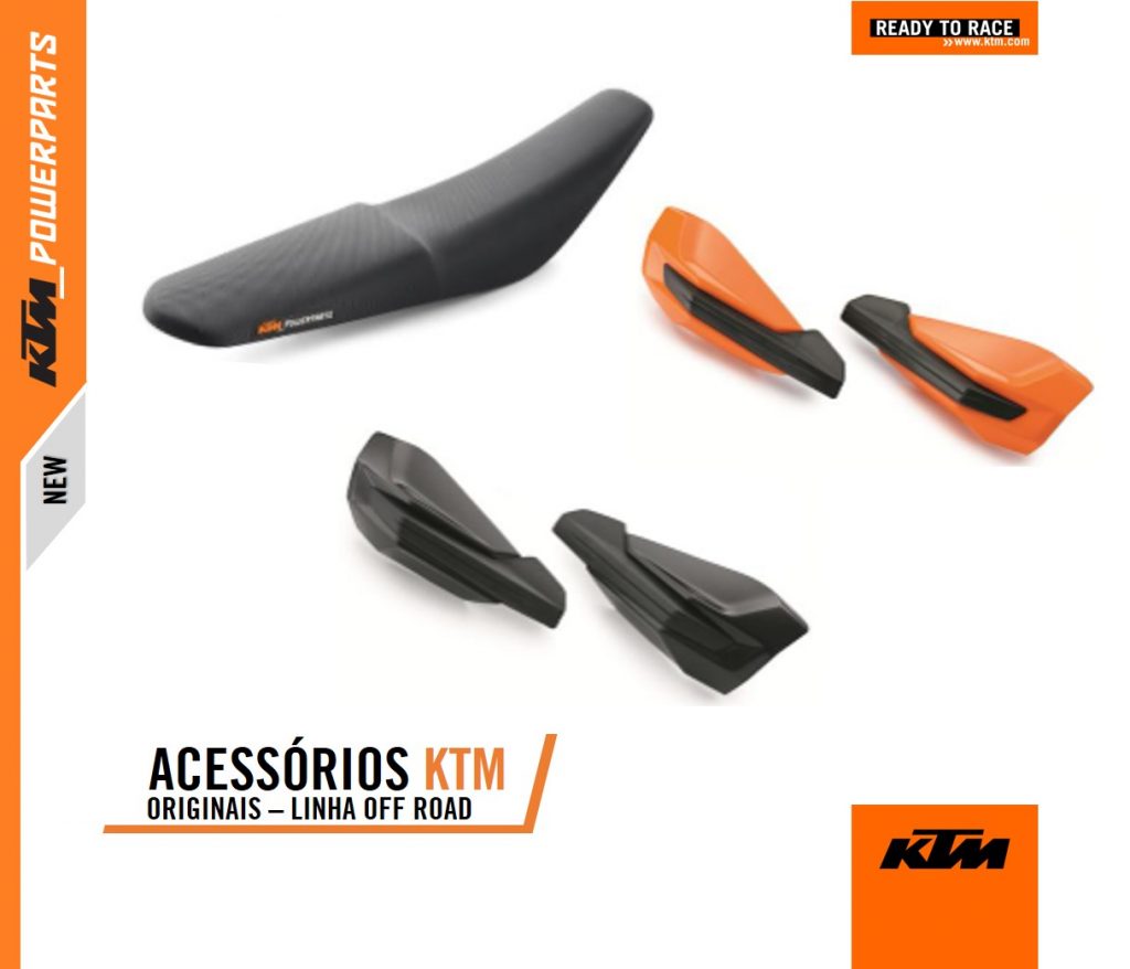 Conhe&ccedil;a a linha de acess&oacute;rios oficiais da KTM Brasil