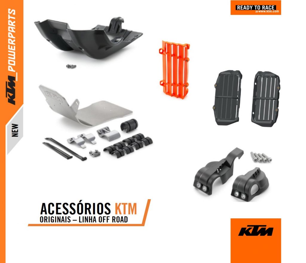 Conhe&ccedil;a a linha de acess&oacute;rios oficiais da KTM Brasil