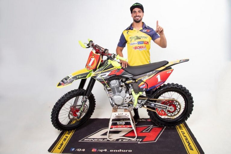 Fernando Juruna está RIFANDO a 230cc réplica da moto campeã Brasileira 2019