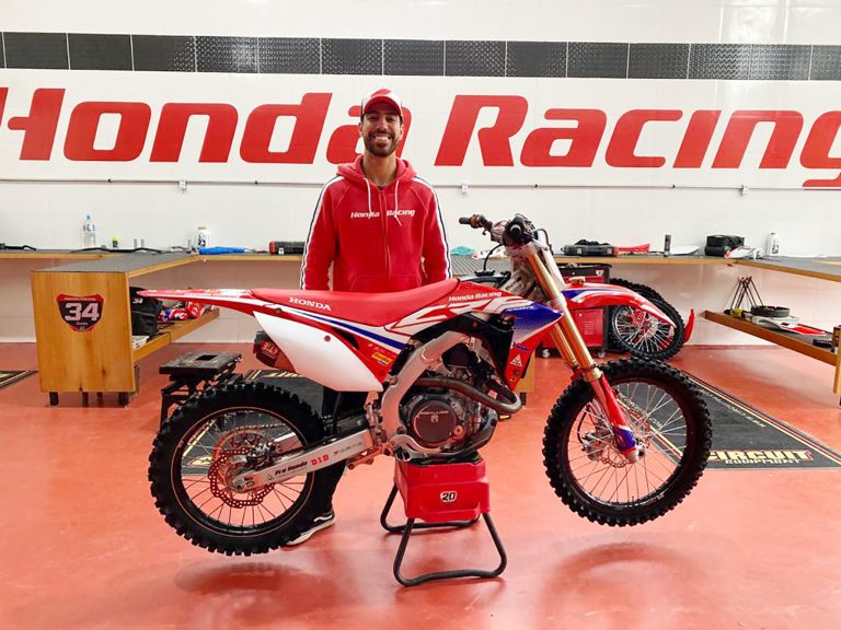 Honda Racing anuncia Anthony Rodriguez na equipe oficial para abertura do Brasileiro de Motocross, em Penha (SC)