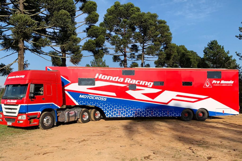Honda Racing aprimora estruturas de apoio e carretas para a temporada 2020