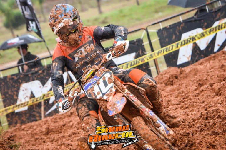 Gabriel Andrigo venceu pela 2ª vez e lidera na cat MX2JR em fim de semana intenso na 2ª etapa do Brasileiro de Motocross