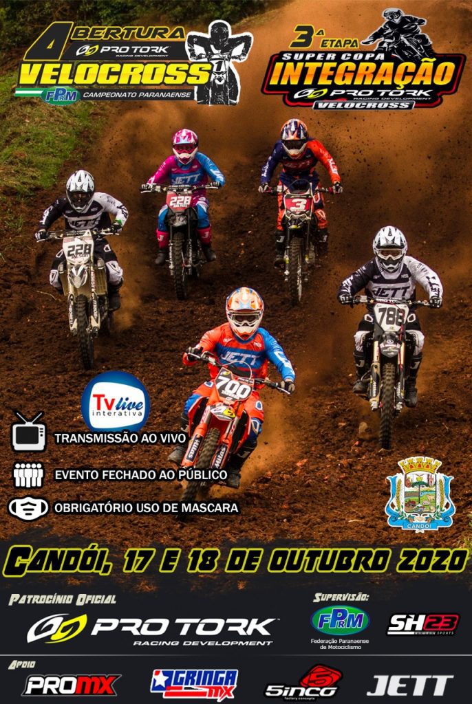 Aque&ccedil;am os motores para a abertura do Paranaense de Velocross