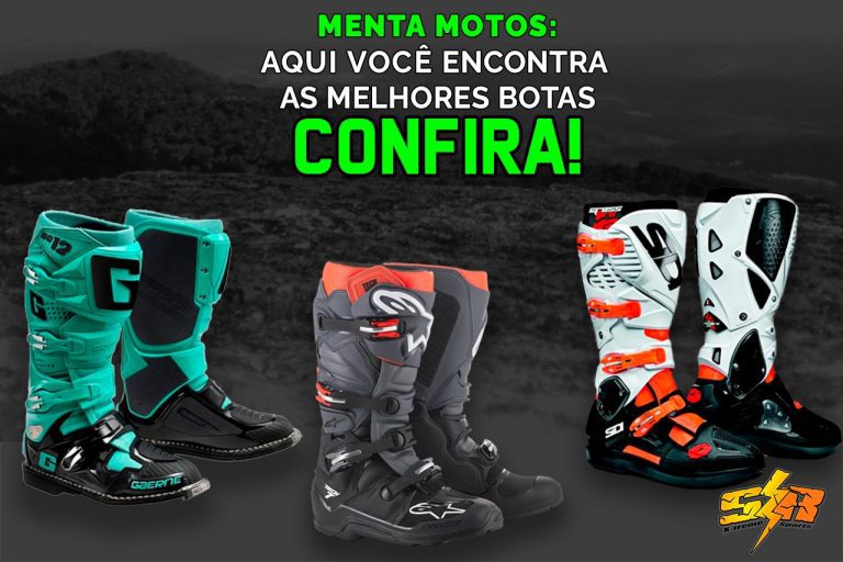 As melhores botas do mundo você encontra na Menta Motos