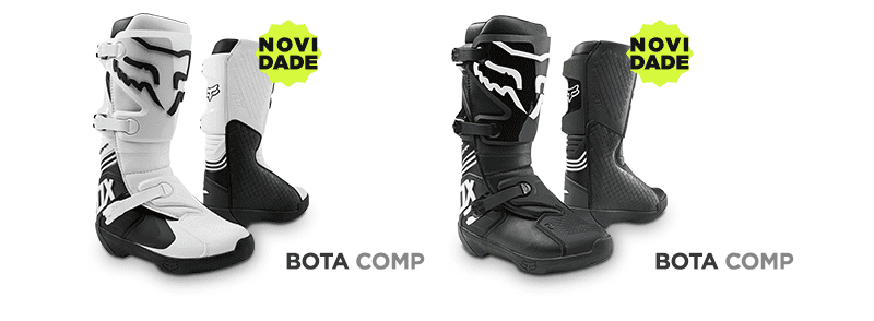 Botas Fox Racing Comp chegam com for&ccedil;a total ao mercado nacional