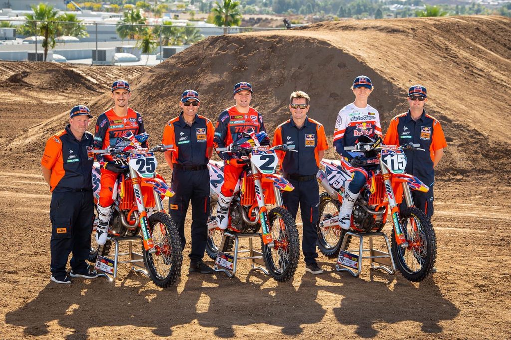 Red Bull KTM anuncia equipe para a temporada 2021 do AMA Supercross e Motocross