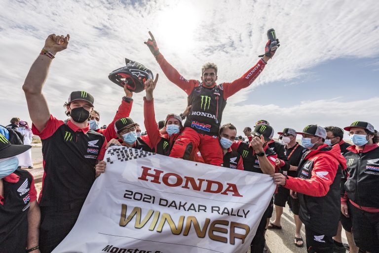Honda comemora dobradinha no Rally Dakar 2021