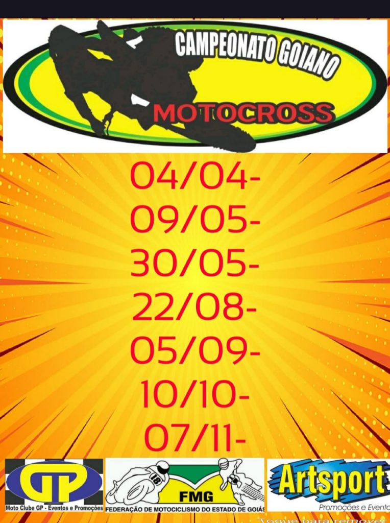 Goiano de Motocross anuncia calend&aacute;rio 2021