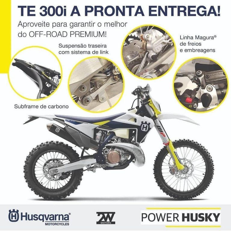 Husqvarna Brasil tem pronta entrega na linha 2021 de 2 tempos injetadas, confira