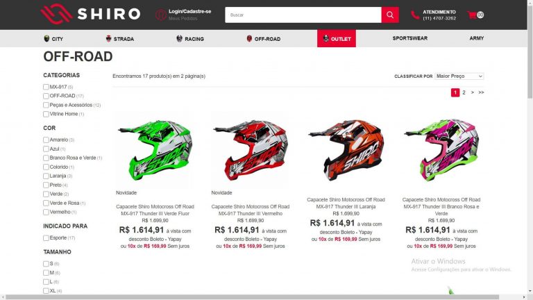 Shiro Helmet apresenta site oficial para compra do capacete espanhol no Brasil