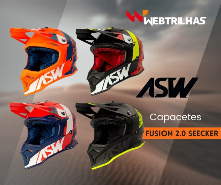 Capacete ASW Fusion 2.0, com preço especial na WEB Trilhas, corra e garanta o seu