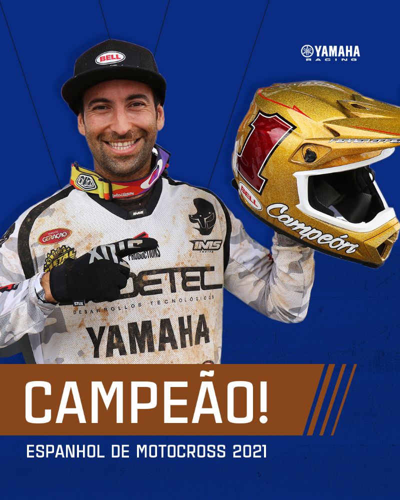 Carlos Campano &eacute; campe&atilde;o do Espanhol de Motocross 2021