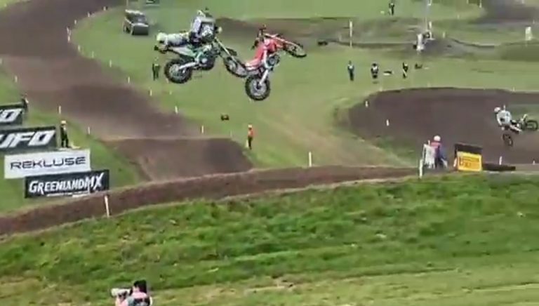 VÍDEO: O impressionante tombo de Henry Jacobi na 2ª etapa do MXGP
