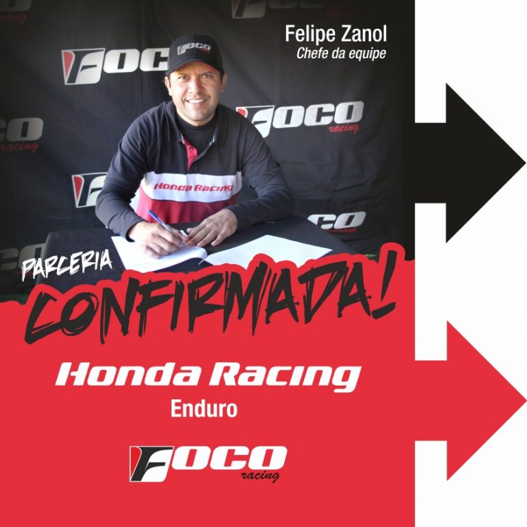 Foco Racing anuncia parceria com a equipe Honda Racing de Enduro