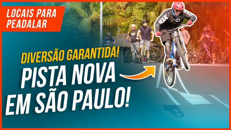 Fala, Biker: Luciano KDra apresenta a nova pista de Pump Track no Ibirapuera, em São Paulo
