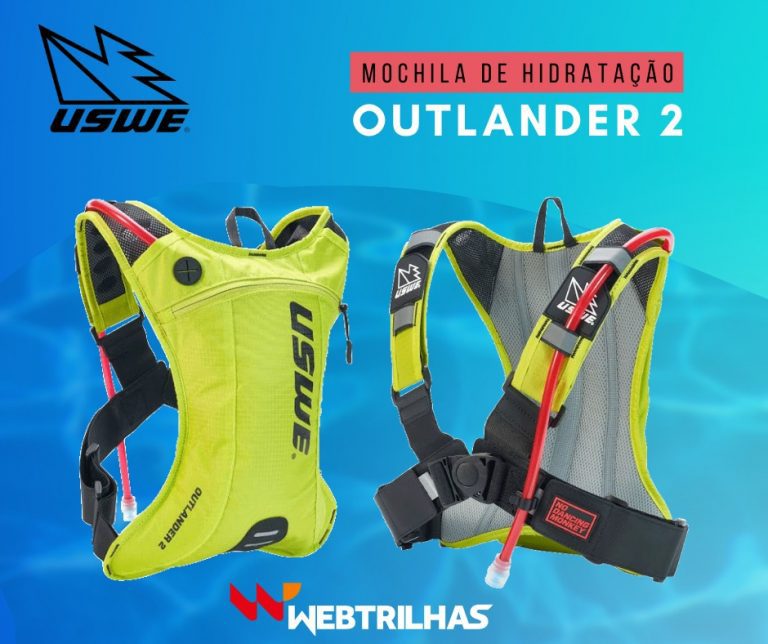 Linha completa de mochilas de hidratação USWE disponível a pronta entrega na Web Trilhas