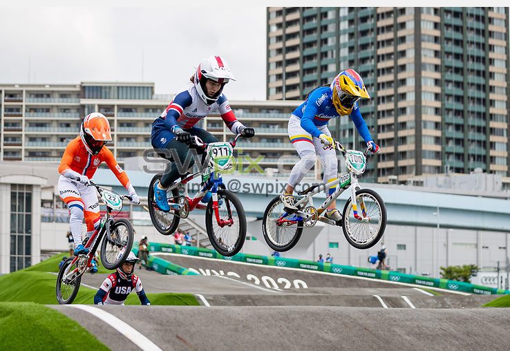Resultados das disputas do BMX Racing nos jogos ol&iacute;mpicos de T&oacute;quio