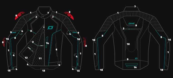 Lan&ccedil;amento ONE Protections, jaqueta Titanium