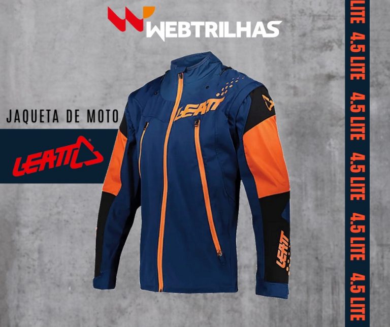 Jaqueta Leatt e outros modelos casuais das grandes marcas, você encontra na Web Trilhas