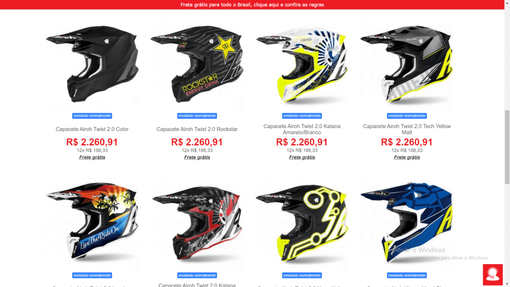 MX Parts anuncia completa linha Airoh Helmets 2022 em at&eacute; 12x com frete gr&aacute;tis
