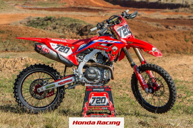 Ficha Técnica Honda Racing | Rodrigo Galiotto apresenta sua CRF 450R 2021 para a disputa do Brasileiro de Motocross