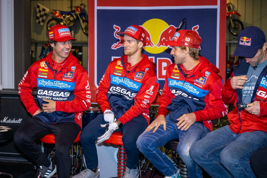 Troy Lee Designs / Red Bull / GasGas Factory Racing anunciada oficialmente para a disputa do Supercross 2022