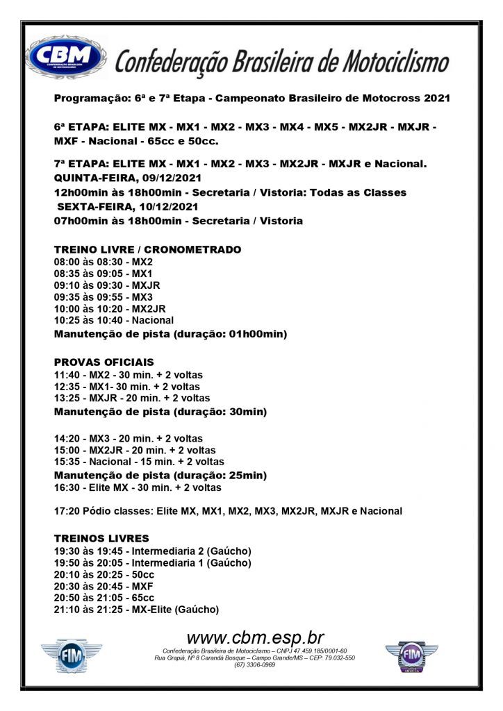 Grande final do Brasileiro de Motocross 2021 acontece no pr&oacute;ximo fim de semana, com cobertura completa do Show Radical