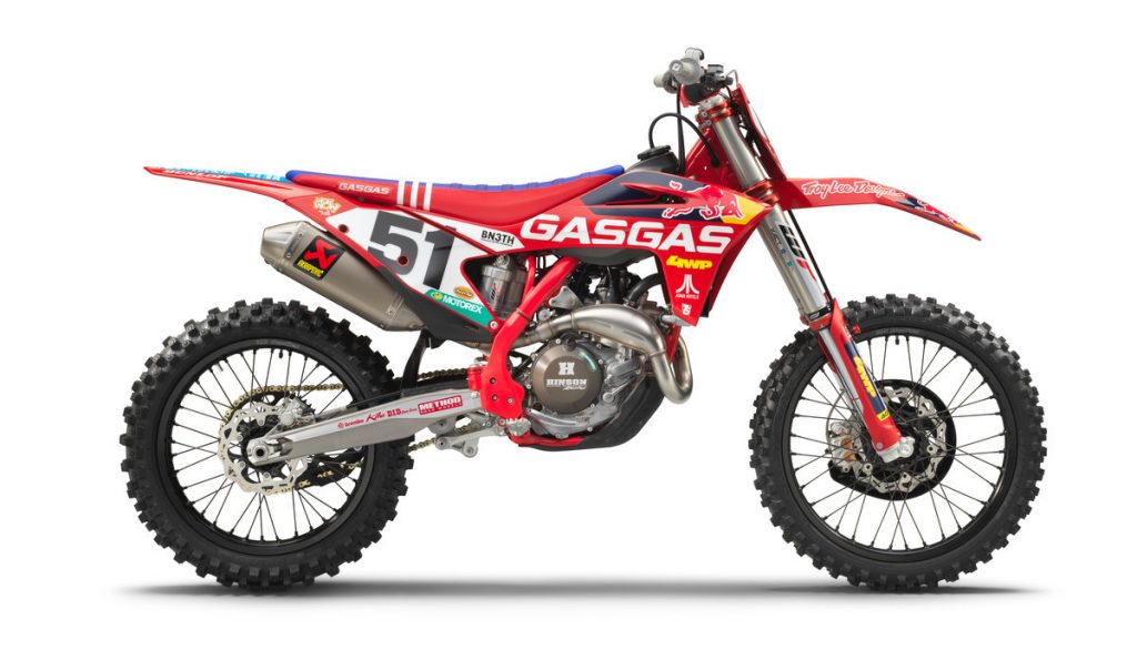 GasGas apresenta edi&ccedil;&atilde;o especial da MC 450F inspirada na moto de Justin Barcia