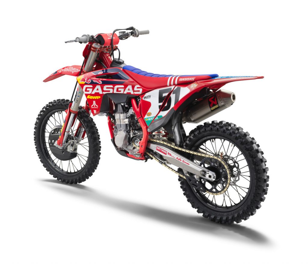 GasGas apresenta edi&ccedil;&atilde;o especial da MC 450F inspirada na moto de Justin Barcia