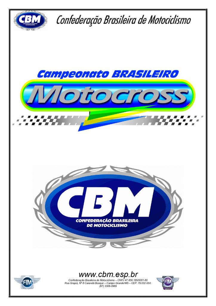 CBM divulga o regulamento do Brasileiro de Motocross 2022