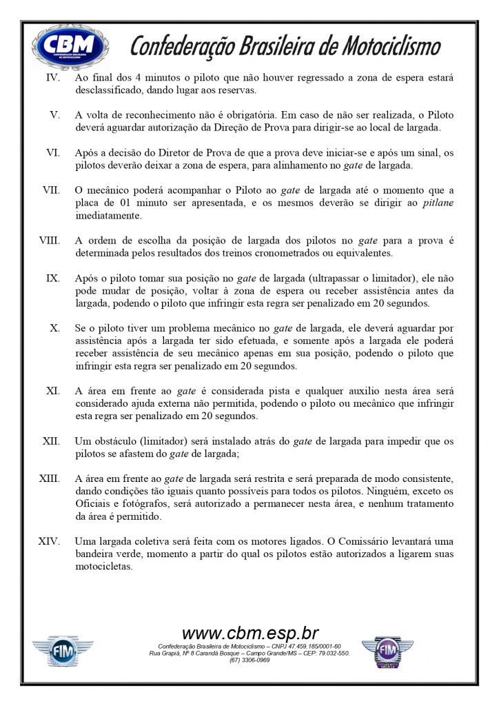 CBM divulga o regulamento do Brasileiro de Motocross 2022