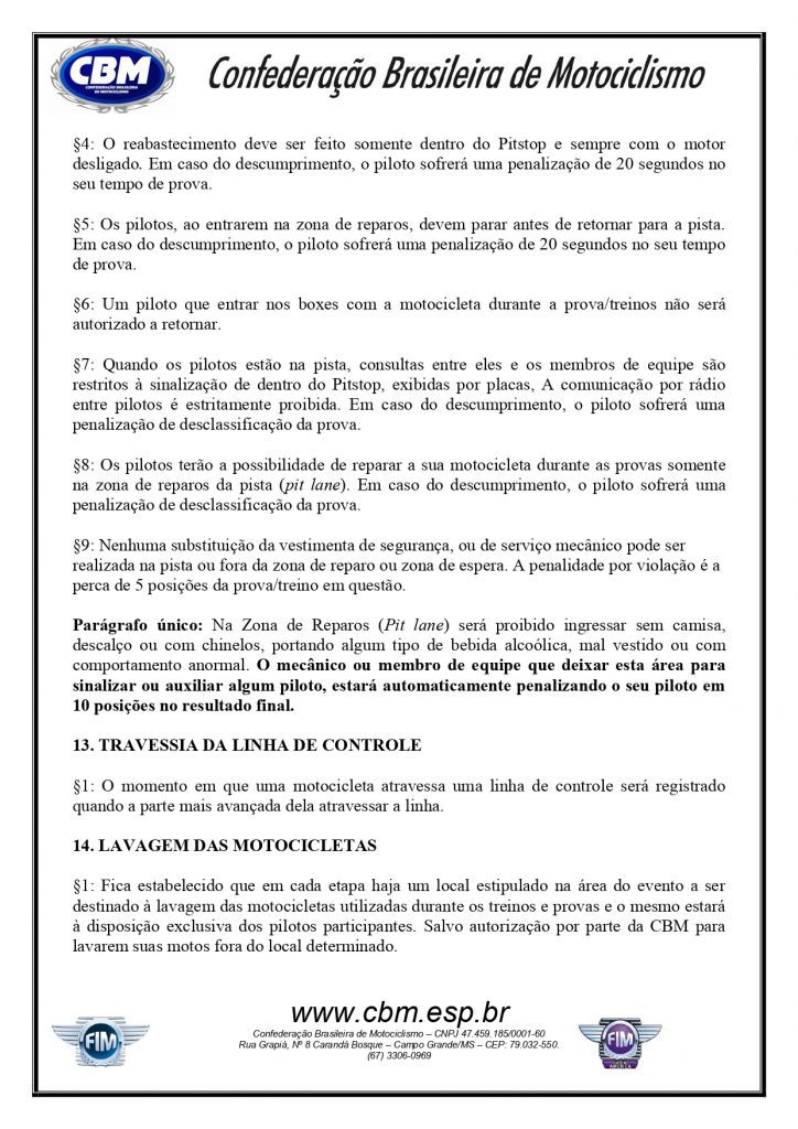 CBM divulga o regulamento do Brasileiro de Motocross 2022