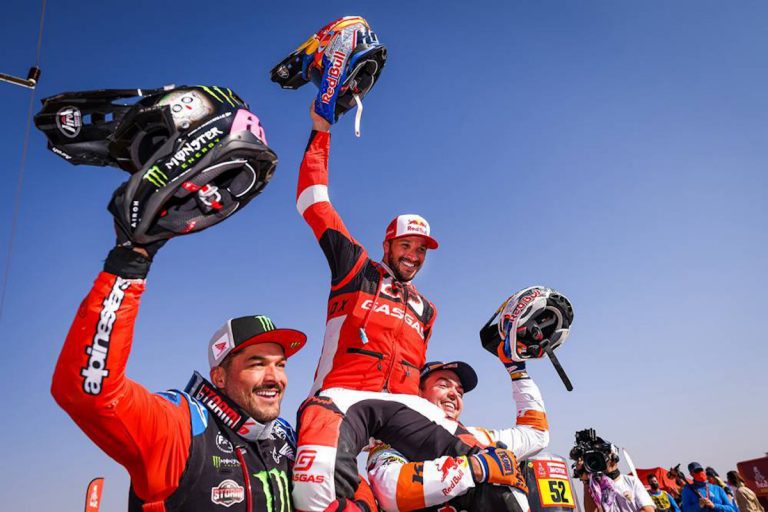 Rally Dakar: Sam Sunderland é o grande campeão e confirma o primeiro título da GasGas na competição