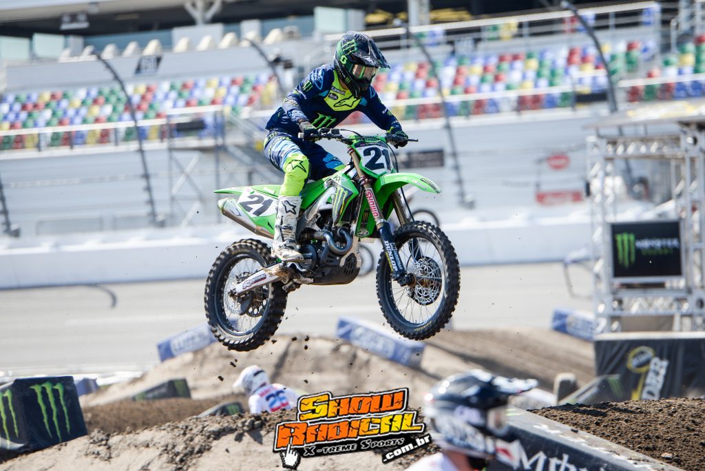 Show Radical no Press Day da 9&ordf; etapa do AMA Supercross, em Daytona
