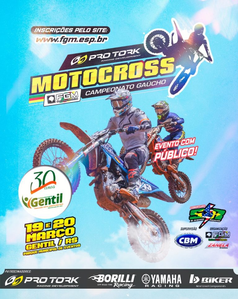 2ª etapa do Gaúcho de Motocross acontece nesse final de semana, em Gentil/RS, com a cobertura completa do Show Radical