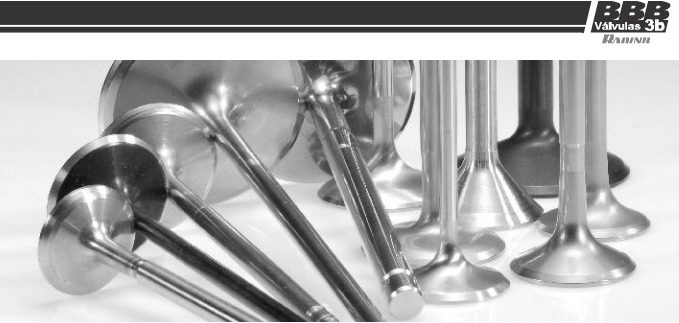 Conhe&ccedil;a mais sobre as V&aacute;lvulas de alta perfornance 3B que &eacute; distribuida pela Balasso Motorsports