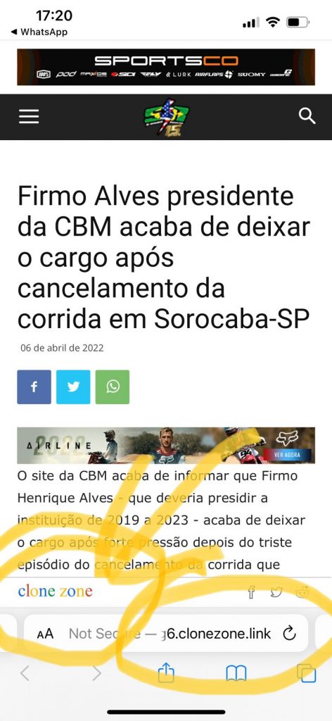 NOTA OFICIAL FAKE NEWS – Firmo Alves CBM
